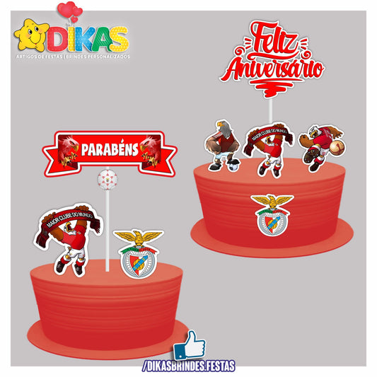 TOPO DE BOLO - FUTEBOL BENFICA