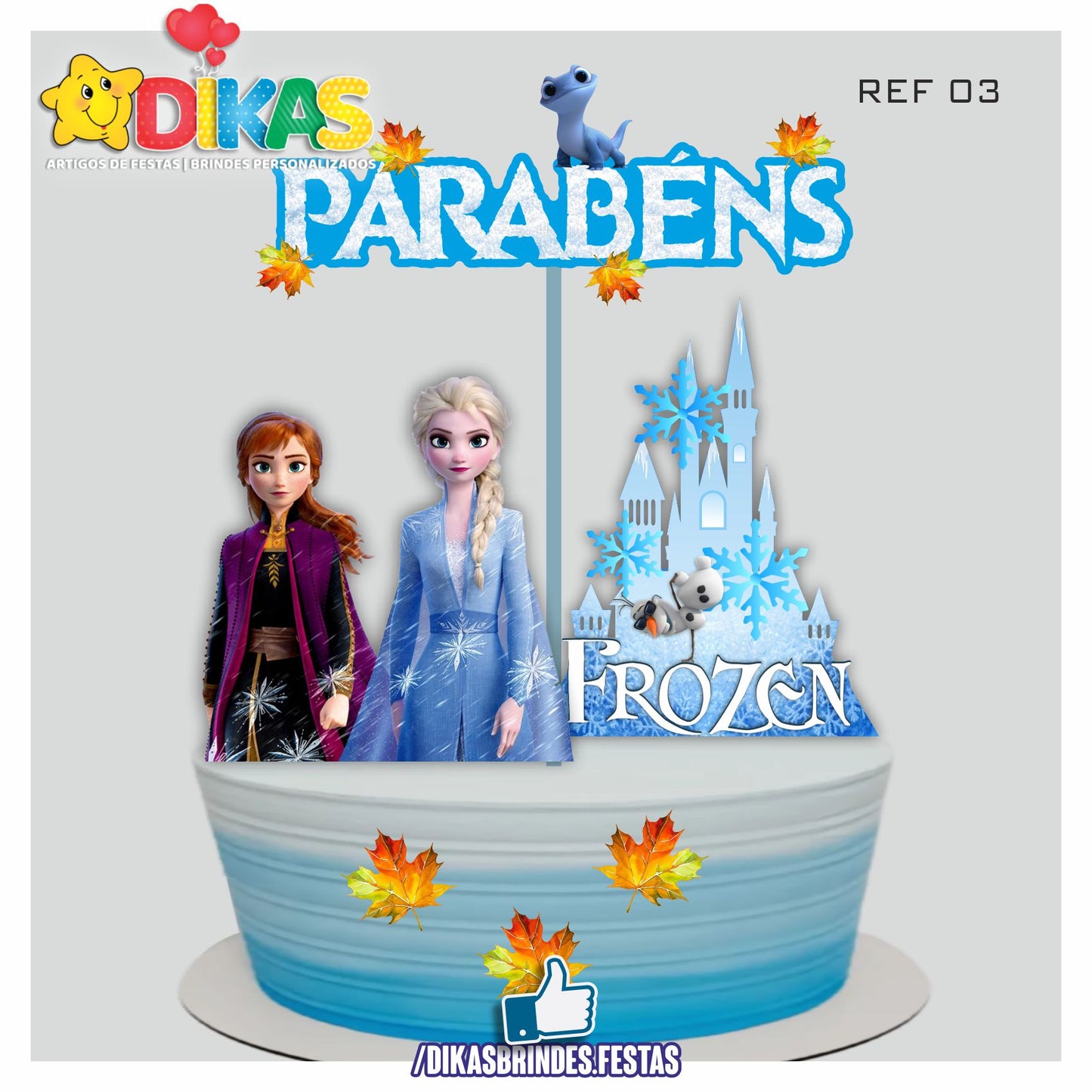 TOPO DE BOLO - FROZEN