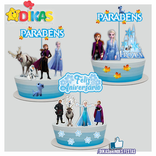 TOPO DE BOLO - FROZEN