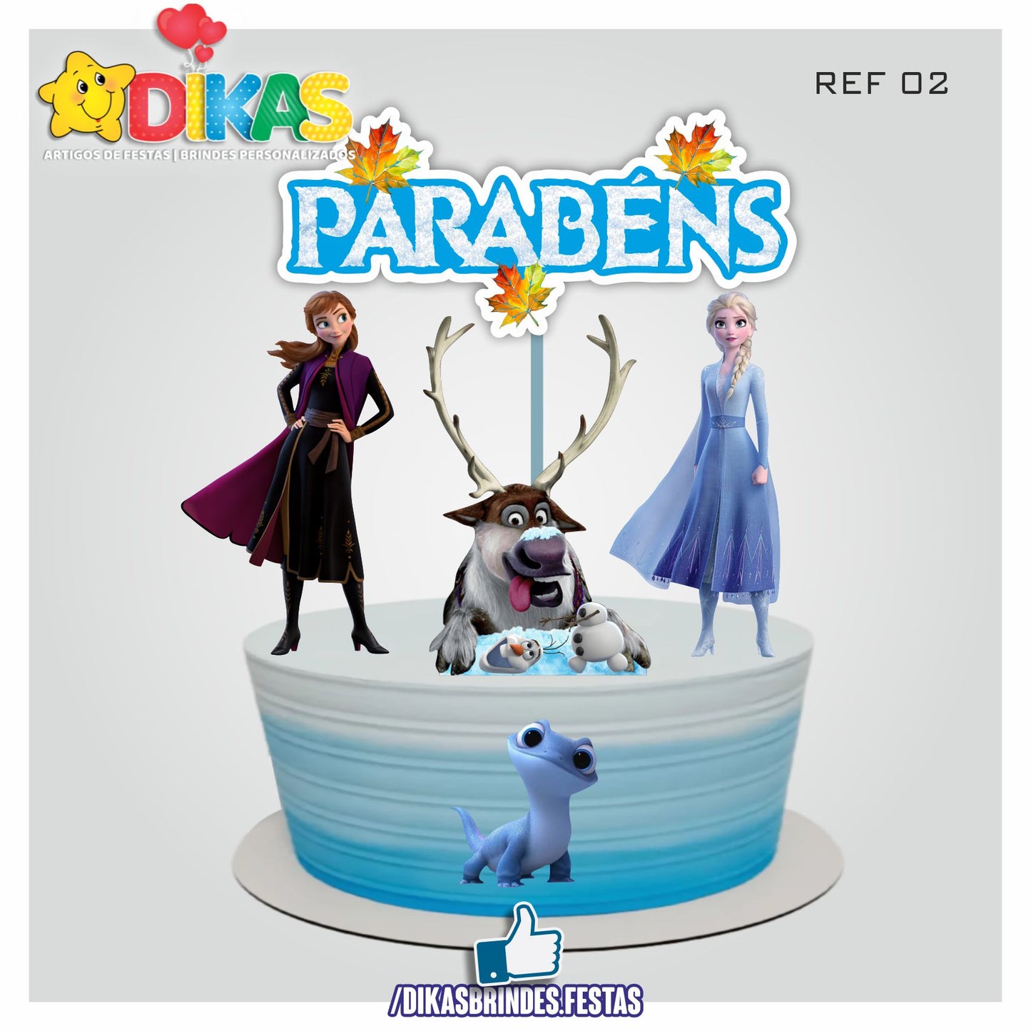 TOPO DE BOLO - FROZEN