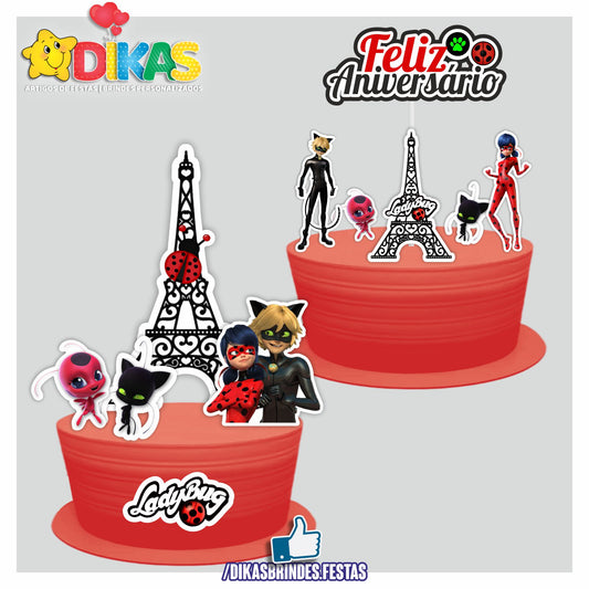 TOPO DE BOLO - LADYBUG