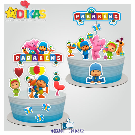 TOPO DE BOLO - POCOYO