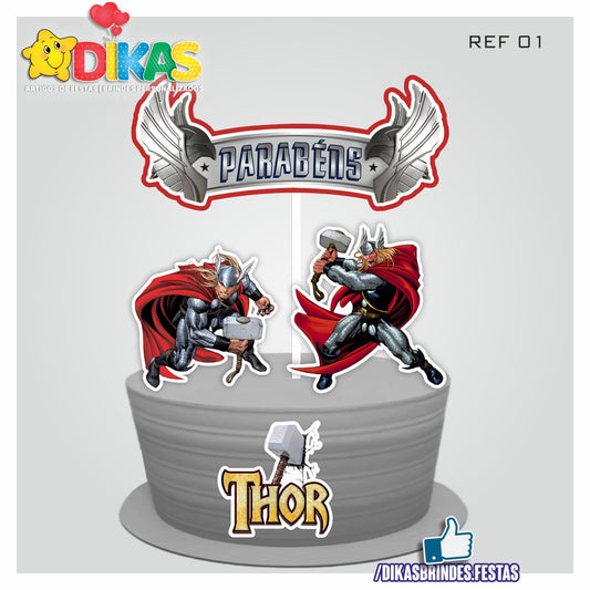 TOPO DE BOLO - THOR
