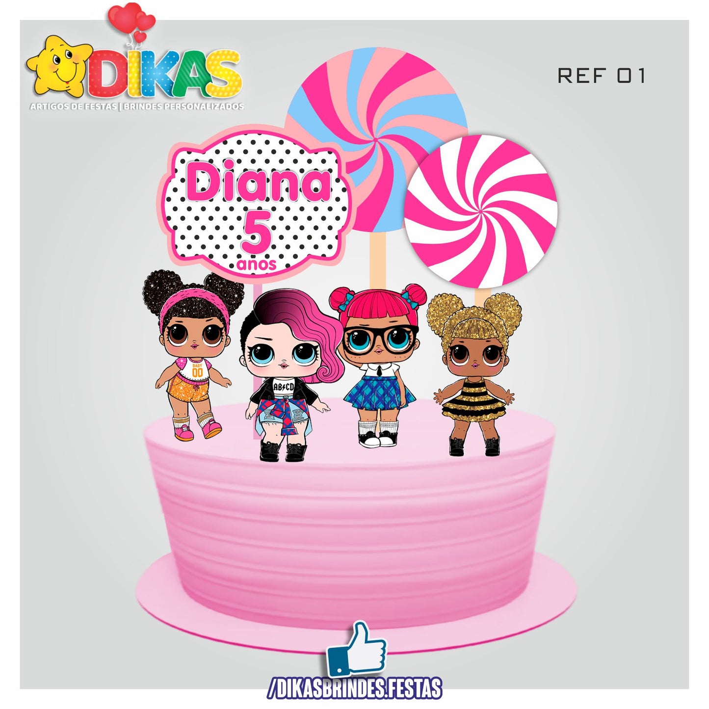 TOPO DE BOLO PERSONALIZADO - LOL