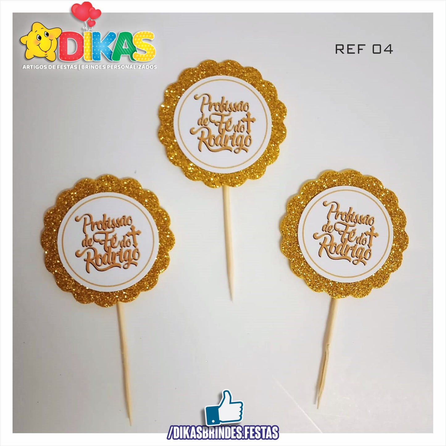 TOPPERS ARTESANAL - BATIZADO