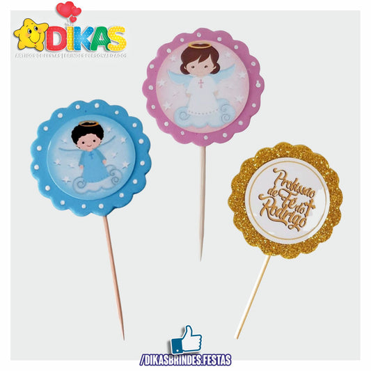 TOPPERS ARTESANAL - BATIZADO