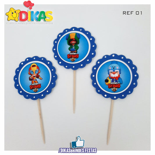 TOPPERS ARTESANAL - BRAWL STARS
