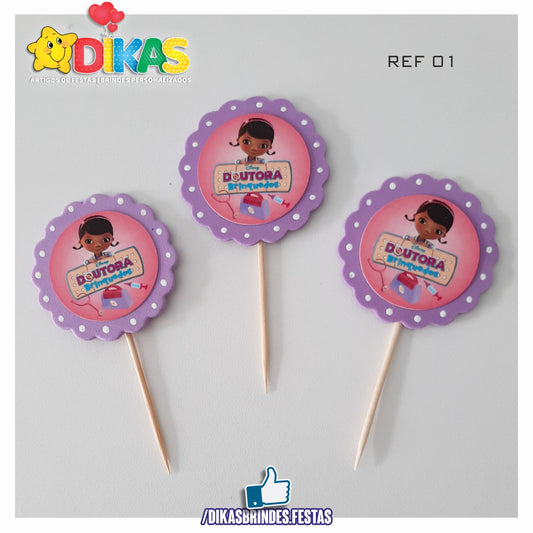 TOPPERS ARTESANAL - DOUTORA BRINQUEDOS