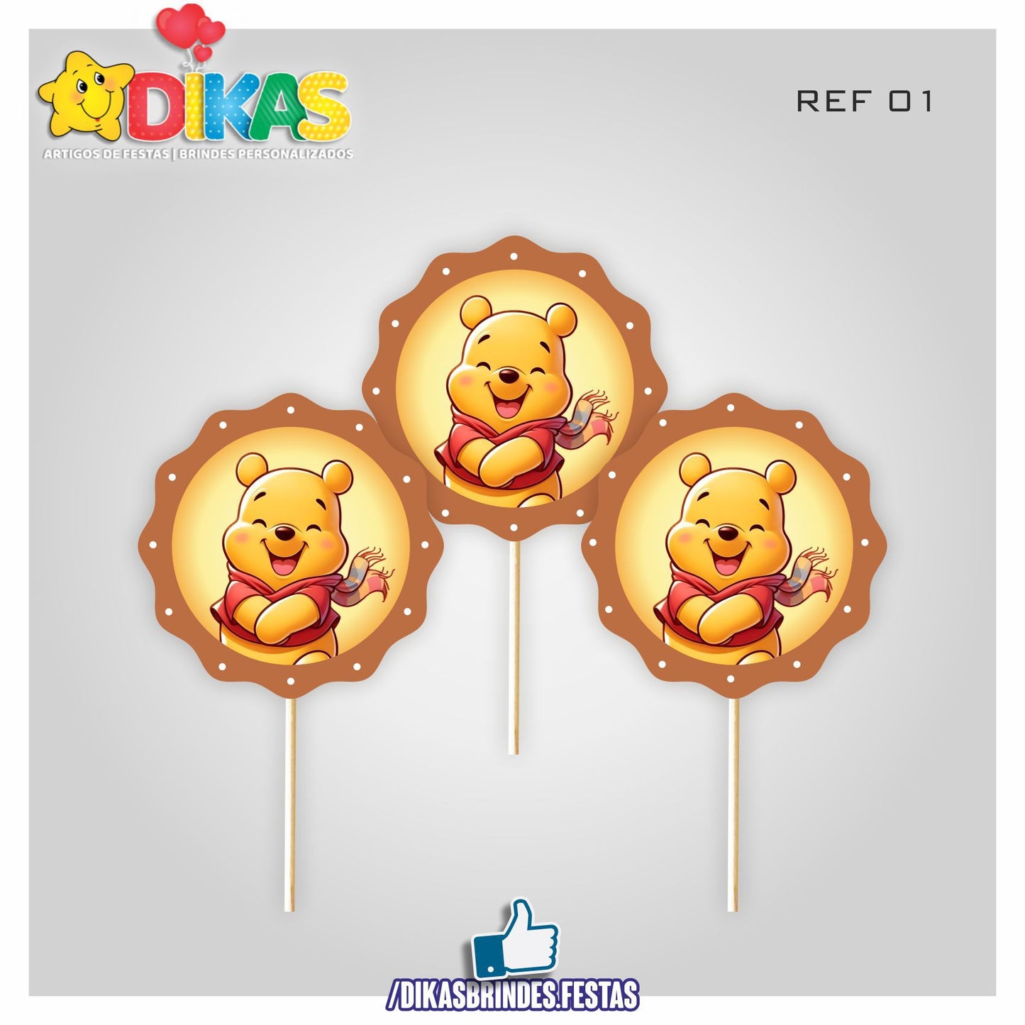 TOPPERS ARTESANAL - POOH