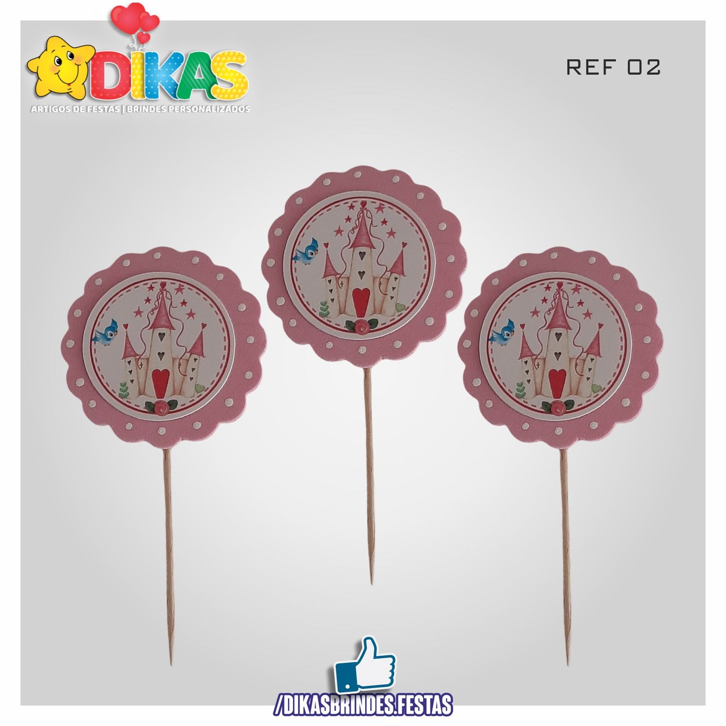 TOPPERS ARTESANAL - PRINCESAS DISNEY