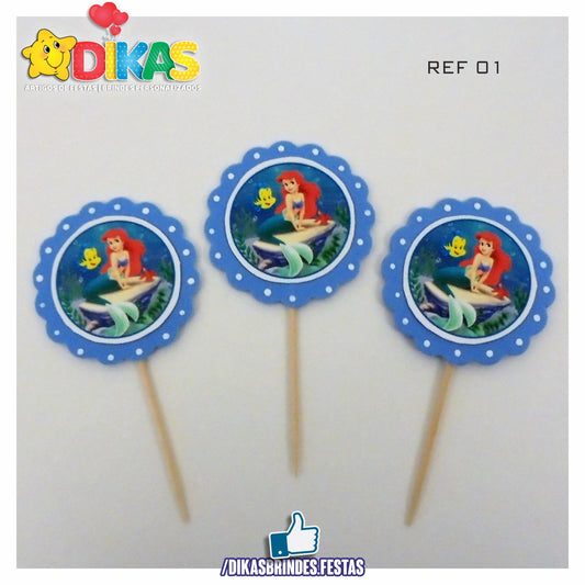 TOPPERS ARTESANAL - PEQUENA SEREIA