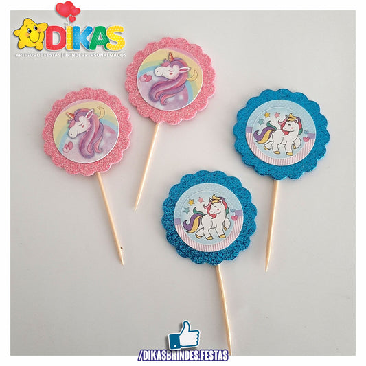 TOPPERS ARTESANAL - UNICÓRNIO