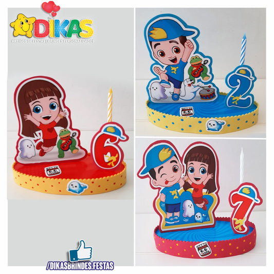 TOPO DE BOLO GRANDE C/ IDADE - LUCCAS NETO