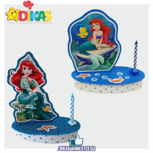 TOPO DE BOLO SIMPLES - PEQUENA SEREIA