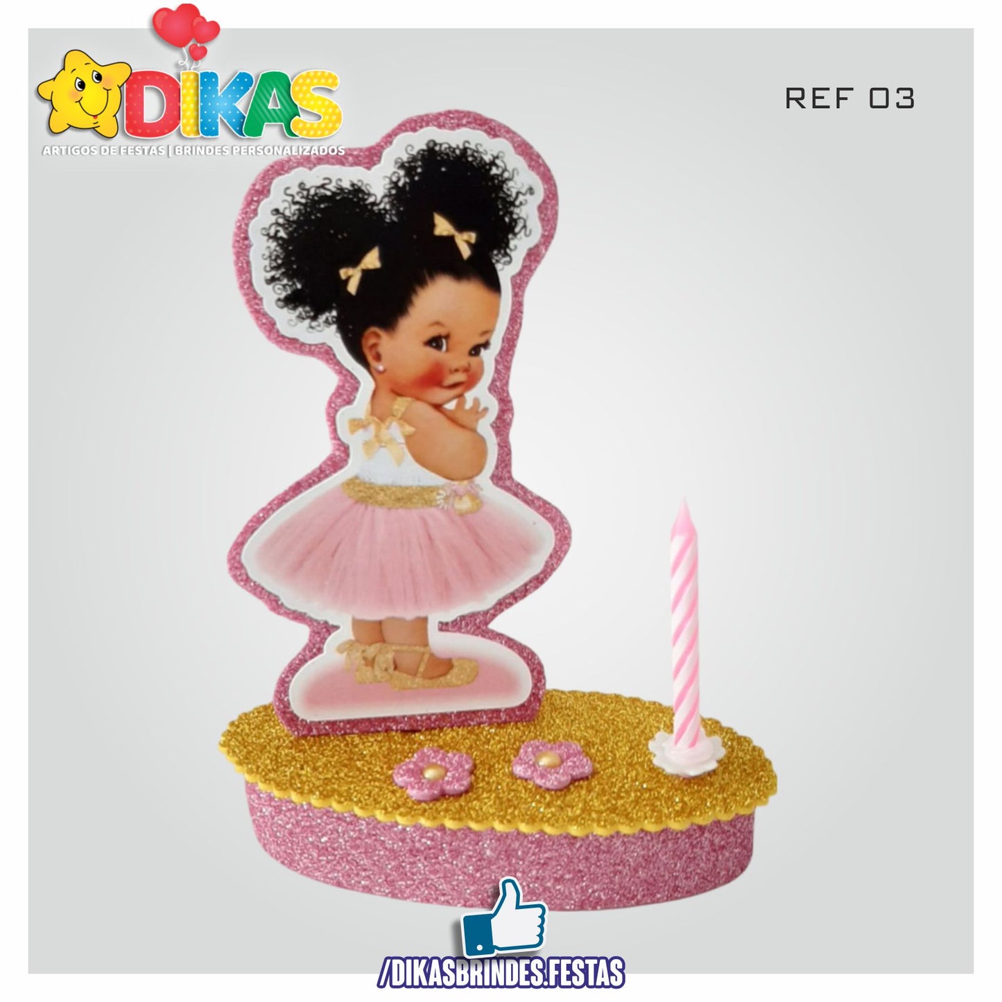 TOPO DE BOLO SIMPLES - BAILARINA