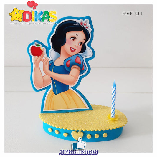 TOPO DE BOLO SIMPLES - BRANCA DE NEVE