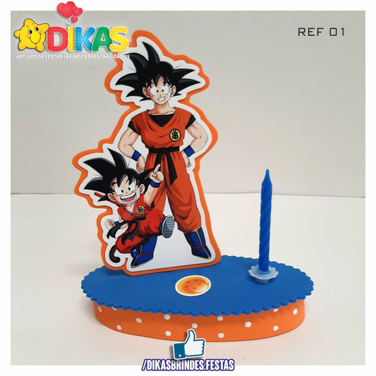 TOPO DE BOLO SIMPLES - DRAGON BALL