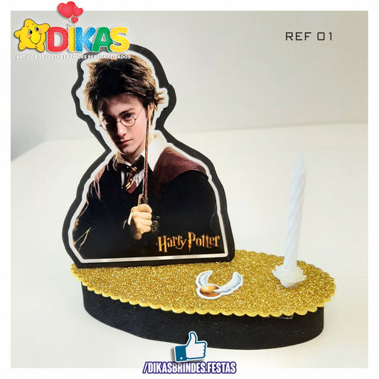 TOPO DE BOLO SIMPLES - HARRY POTTER