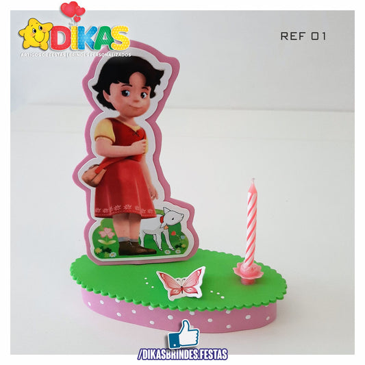 TOPO DE BOLO SIMPLES - HEIDI