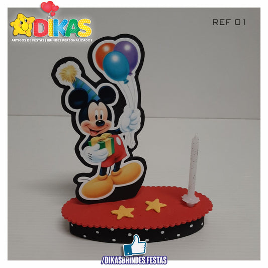 TOPO DE BOLO SIMPLES - MICKEY