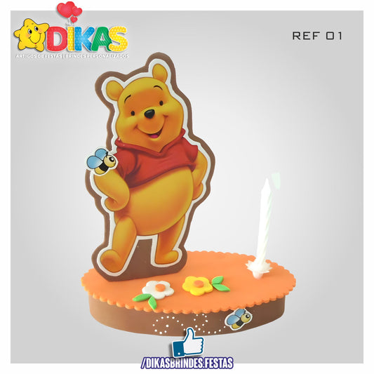 TOPO DE BOLO SIMPLES - POOH