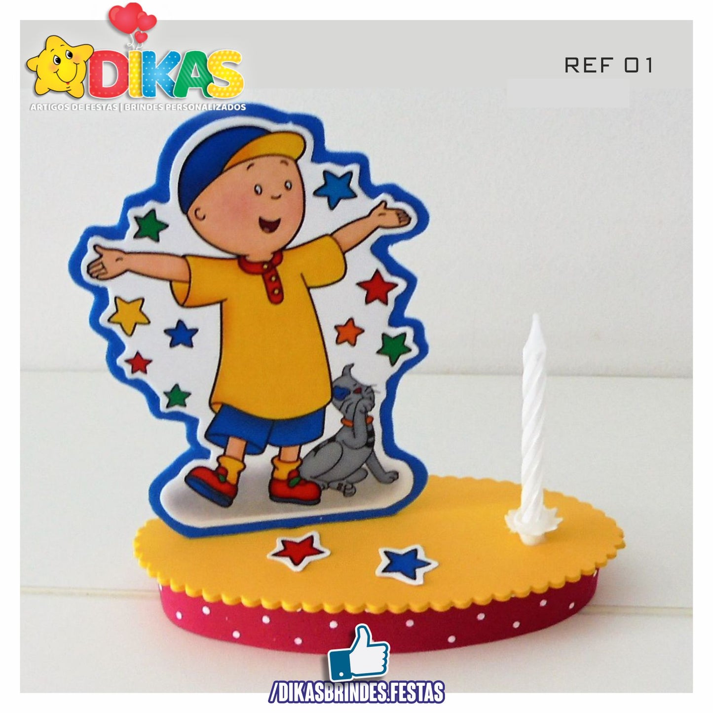 TOPO DE BOLO SIMPLES - RUCA