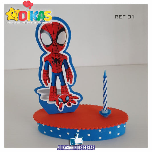 TOPO DE BOLO SIMPLES - SPIDEY