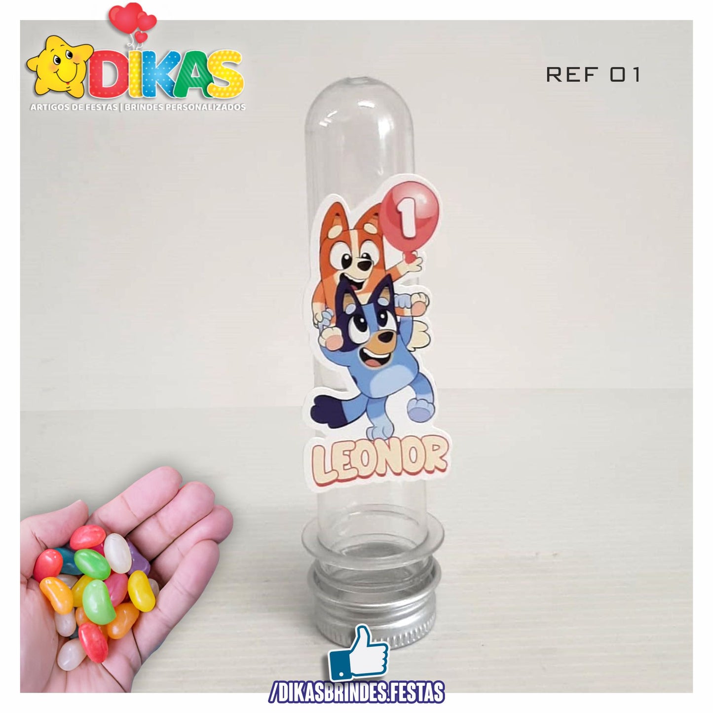 TUBETE PERSONALIZADO - BLUEY