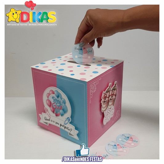 URNA DE PALPITES - CHÁ REVELAÇÃO