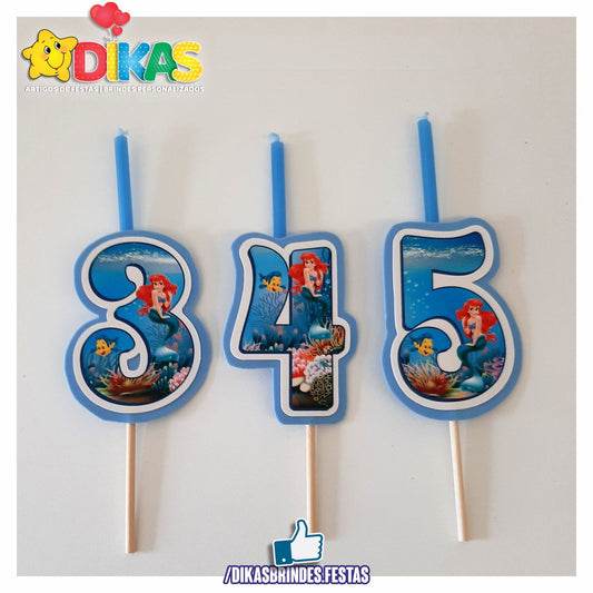 VELA ARTESANAL - PEQUENA SEREIA