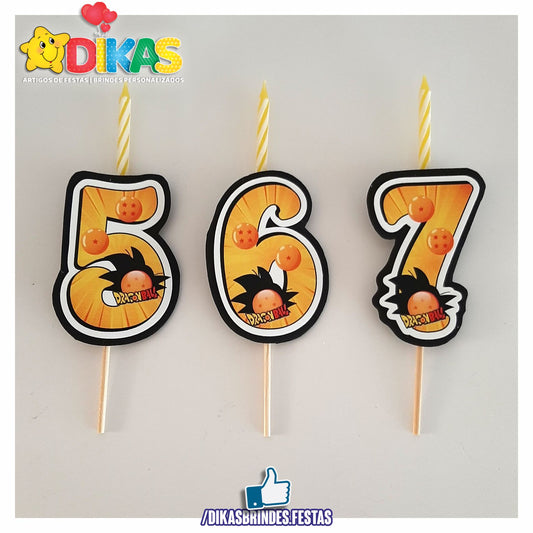 VELA ARTESANAL - DRAGON BALL