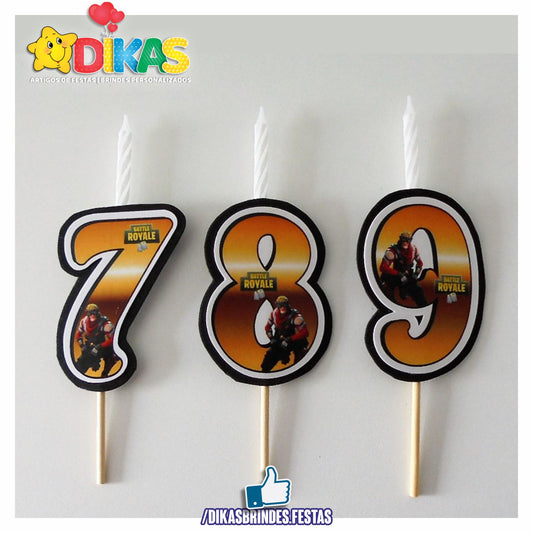 VELA ARTESANAL - FORTNITE