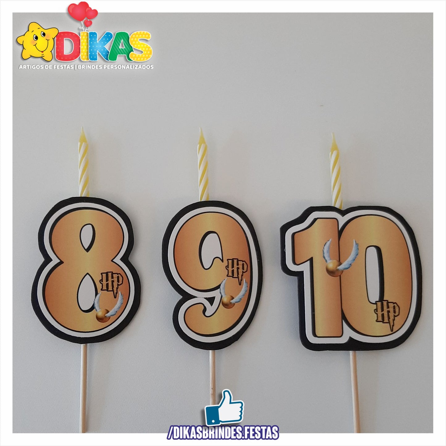 VELA ARTESANAL - HARRY POTTER