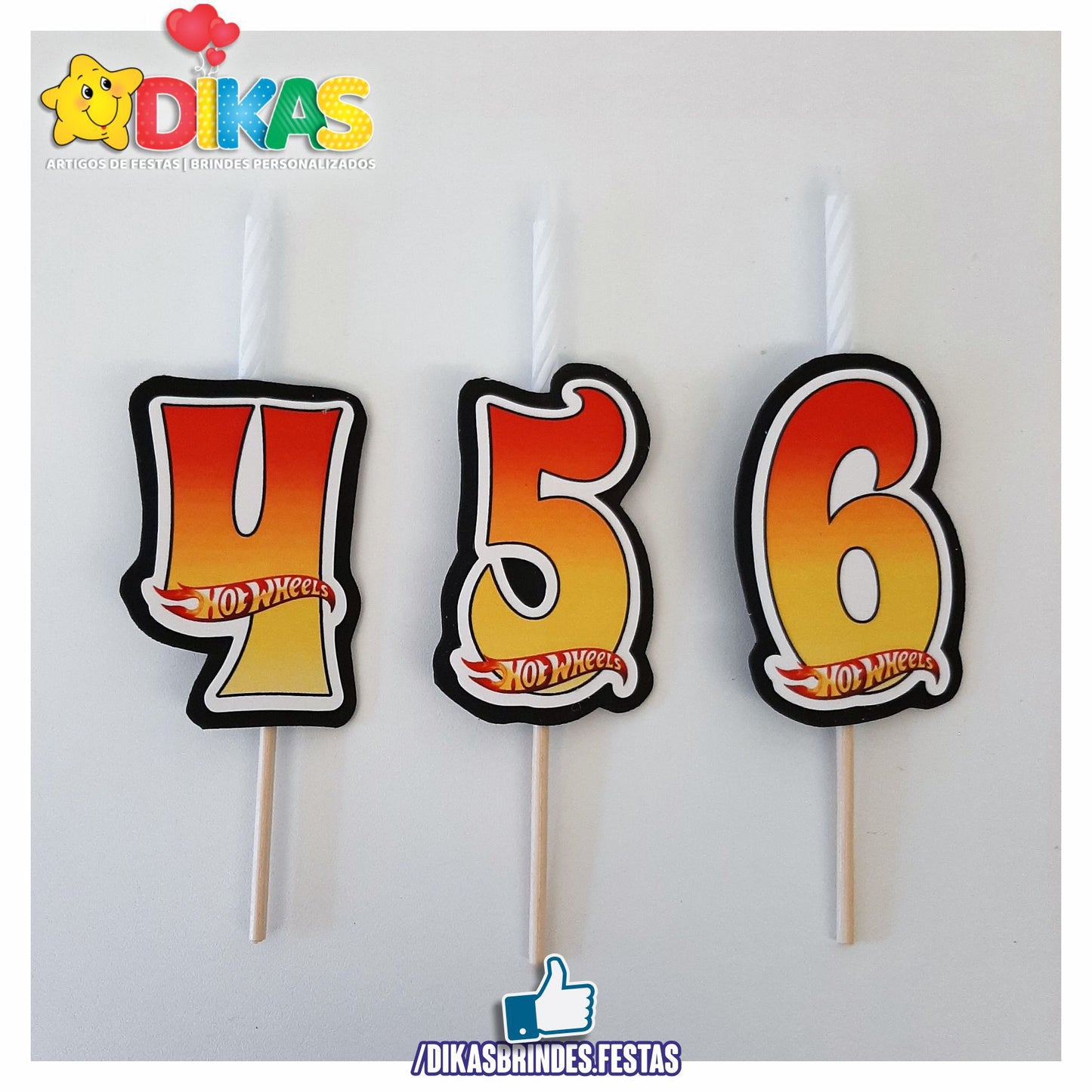 VELA ARTESANAL - HOTWHEELS