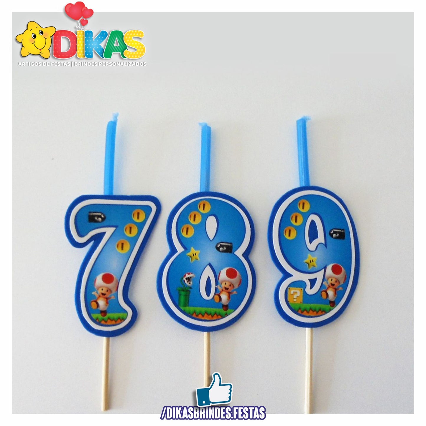 VELA ARTESANAL - MARIO BROS