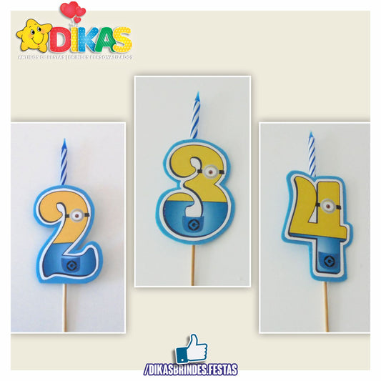 VELA ARTESANAL - MINIONS