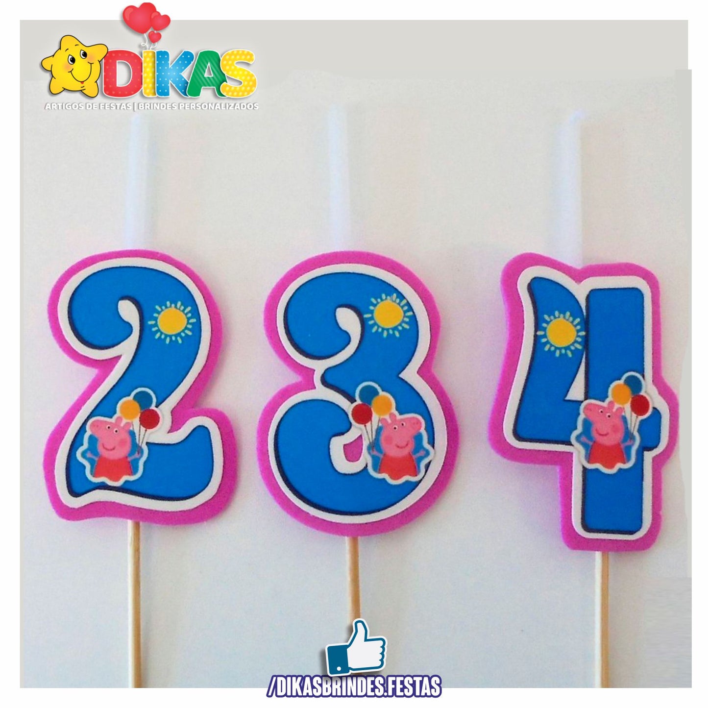 VELA ARTESANAL - PORQUINHA PEPPA