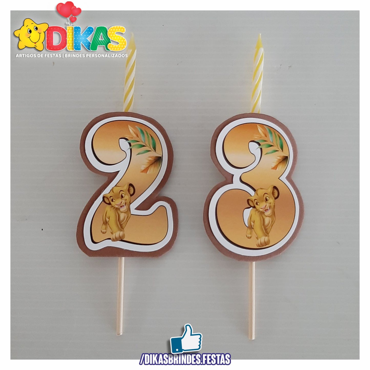 VELA ARTESANAL - REI LEÃO