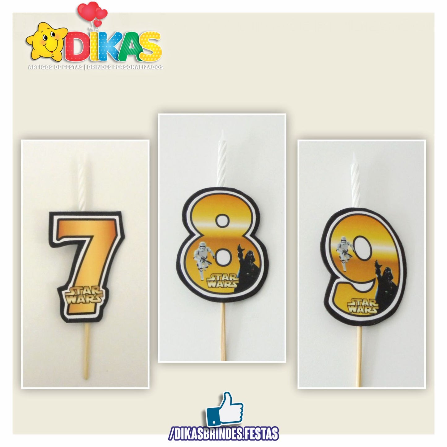 VELA ARTESANAL - STAR WARS