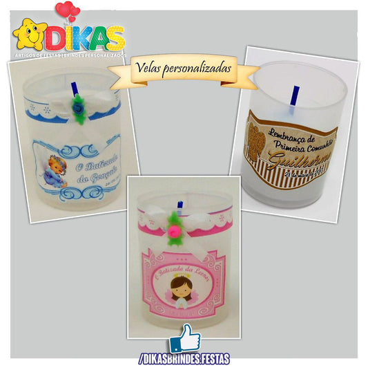 MINI VELA PERSONALIZADA