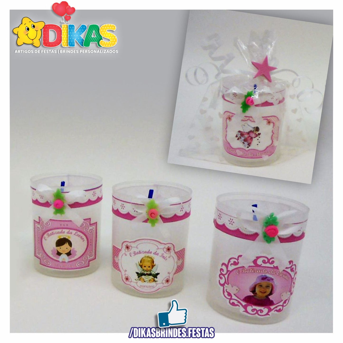 MINI VELA PERSONALIZADA