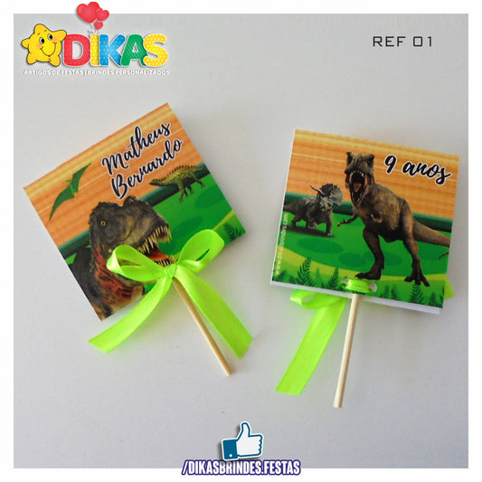 CHUPA PERSONALIZADO - DINOSSAUROS