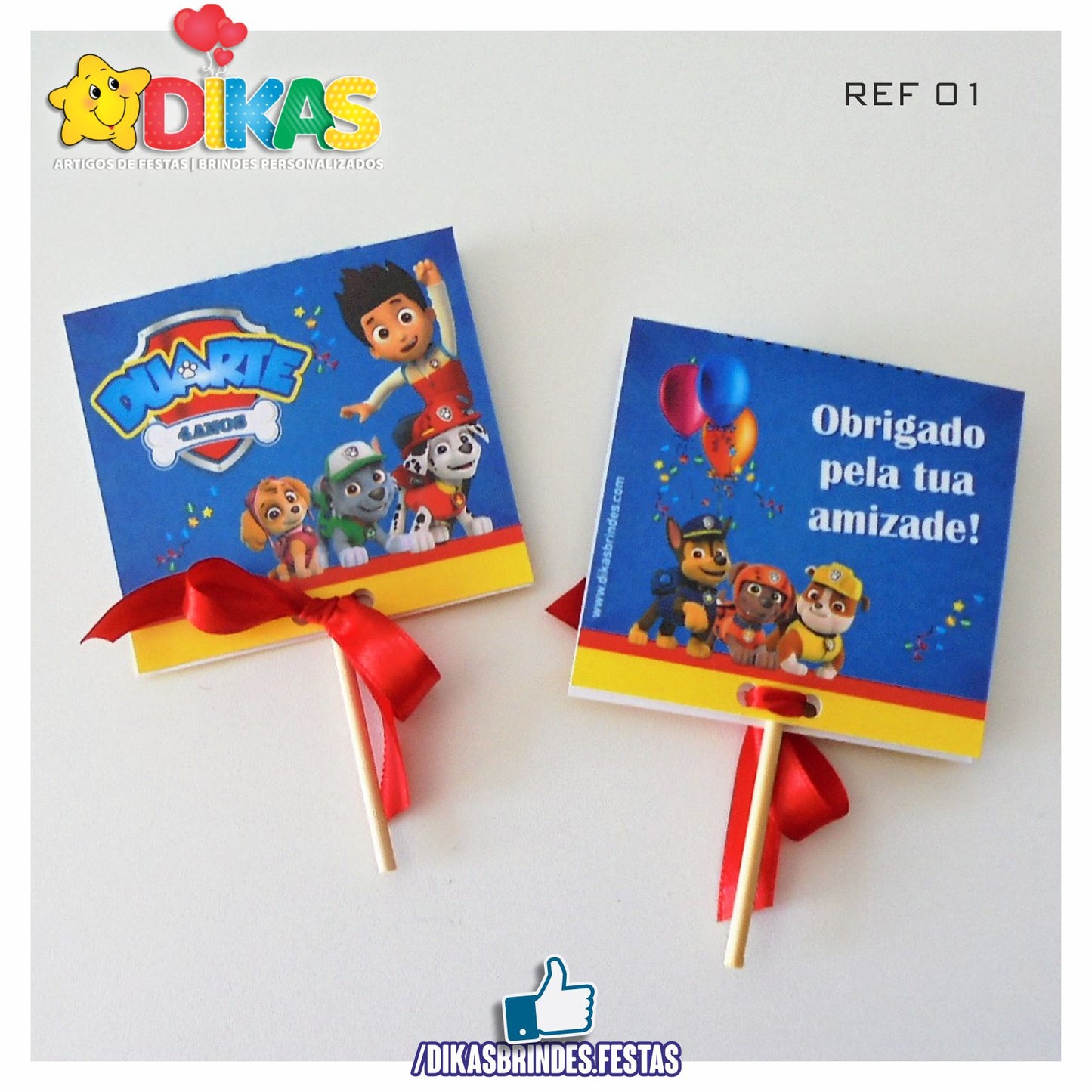 CHUPA PERSONALIZADO - PATRULHA PATA