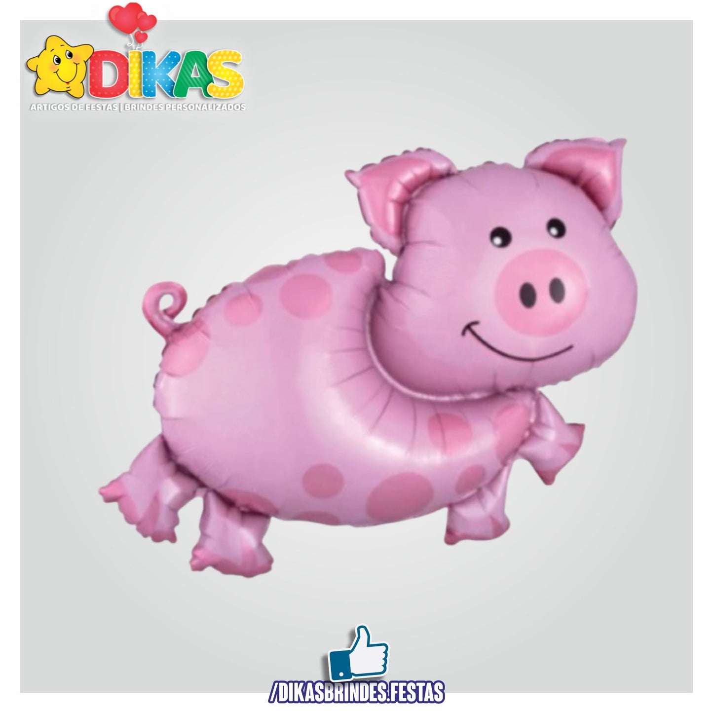 BALÃO FOIL PORCO 35"