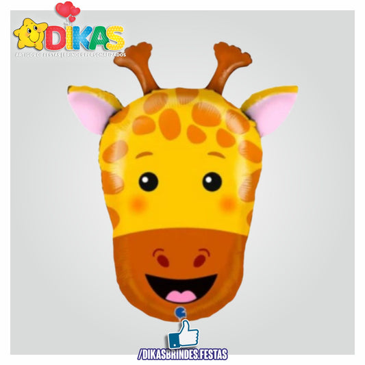 BALÃO FOIL CABEÇA GIRAFA 29"