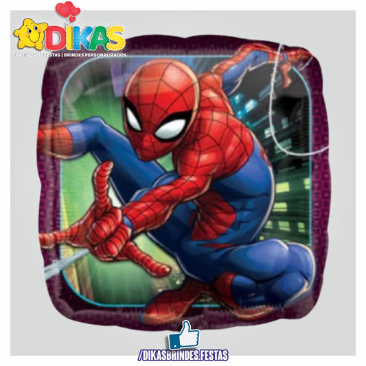 BALÃO FOIL HOMEM ARANHA 17"