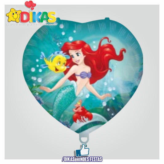 BALÃO FOIL PEQUENA SEREIA 18"