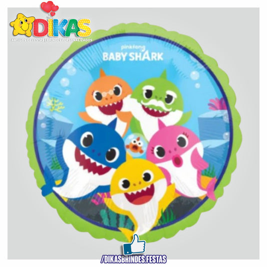 BALÃO FOIL BABY SHARK 18"