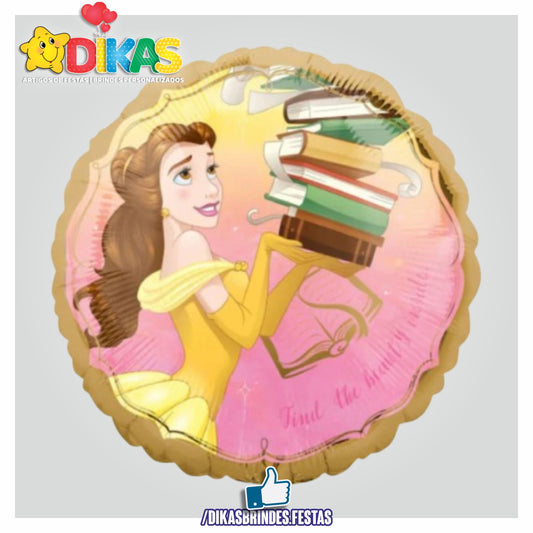 BALÃO FOIL A BELA E O MONSTRO 18"