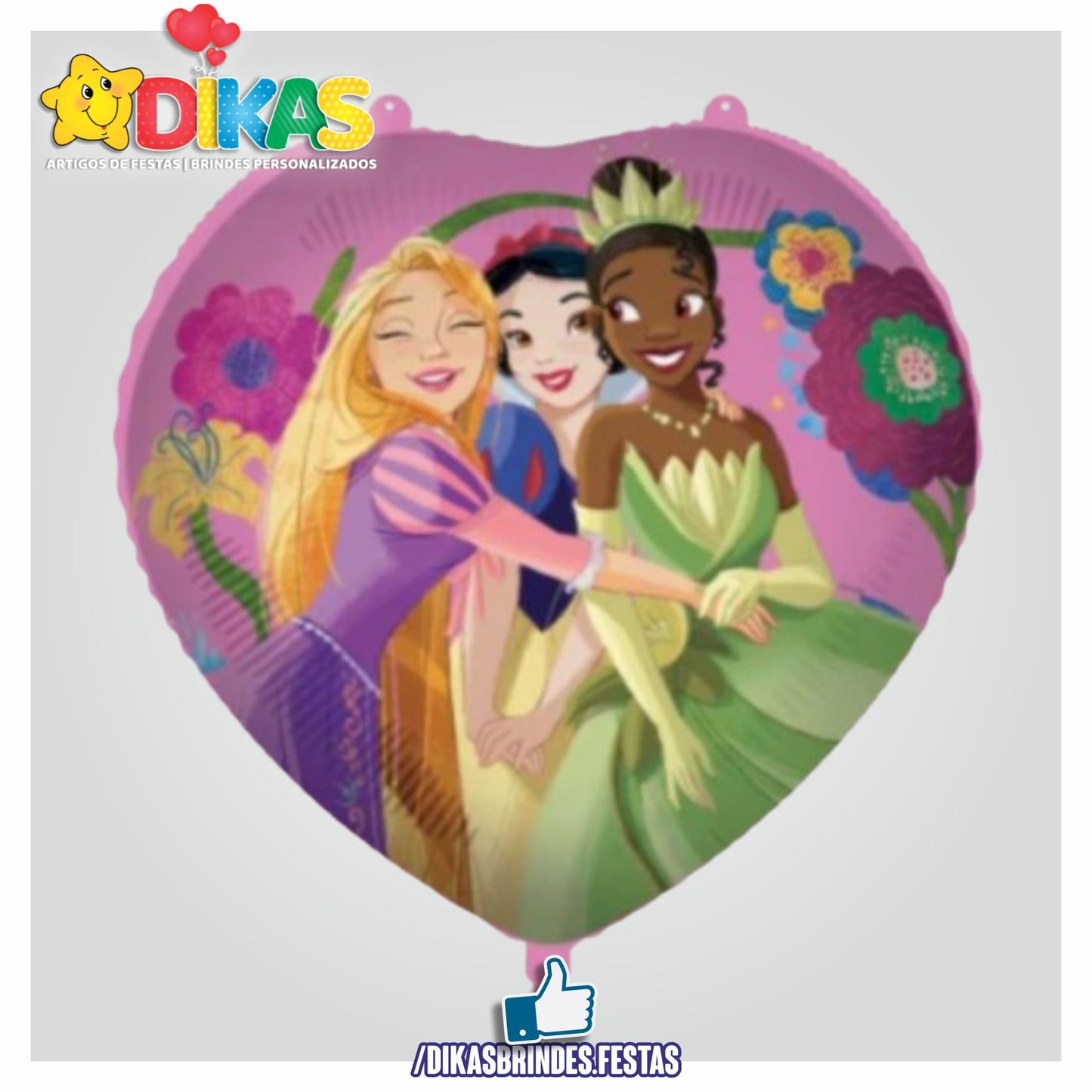 BALÃO FOIL PRINCESAS DISNEY 18"